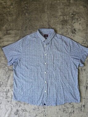 Untuckit Mondello-SS Short Sleeve Geometric Citrus Slice Button Up Shirt Sz 3XL